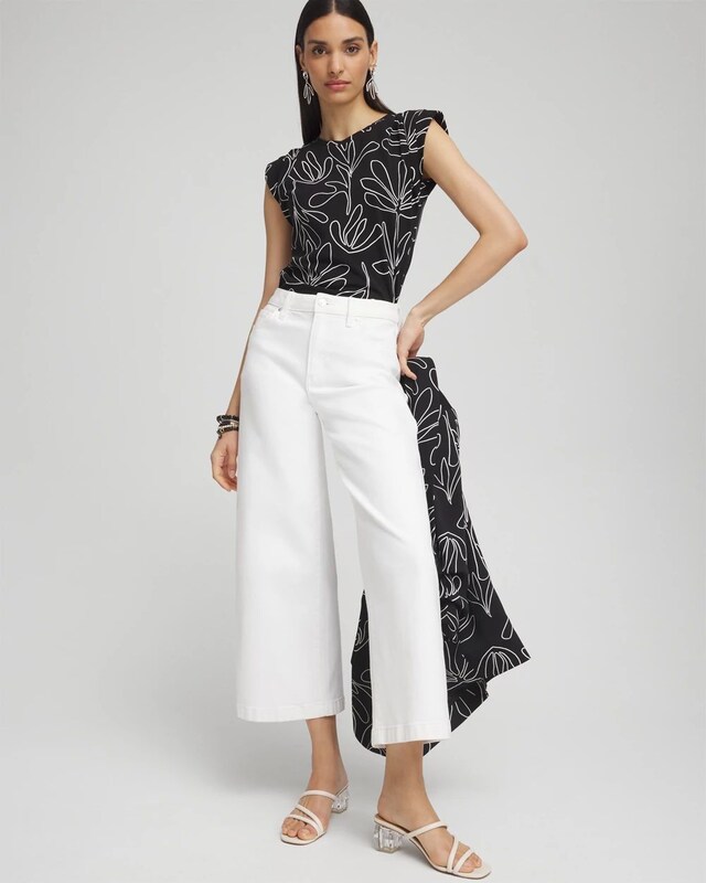 Palms Tuck Sleeve Tee - image 2
